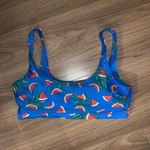 Watermelon bikini top